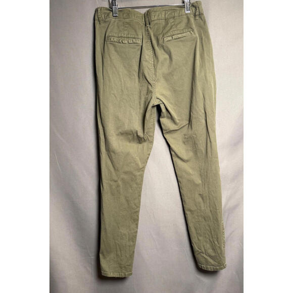 TG LA Women's Size 28 Olive Green Slim Straight Chino Pants - Picture 2 of 5